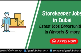 Storekeeper Jobs in Dubai